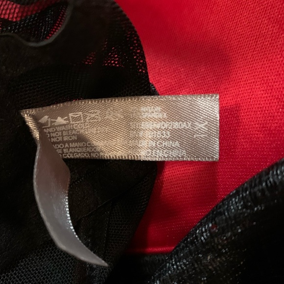 Y2K Daisy Fuentes Black Lace Babydoll Lingerie 1X Sheer Mesh - Picture 9 of 9